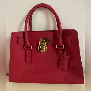 Red Michael Kors Handbag